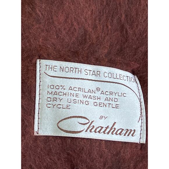 Vtg Horses Throw Blanket Furry North Star Thoroughbreds 60x80 Western Equestrian - Picture 8 of 10